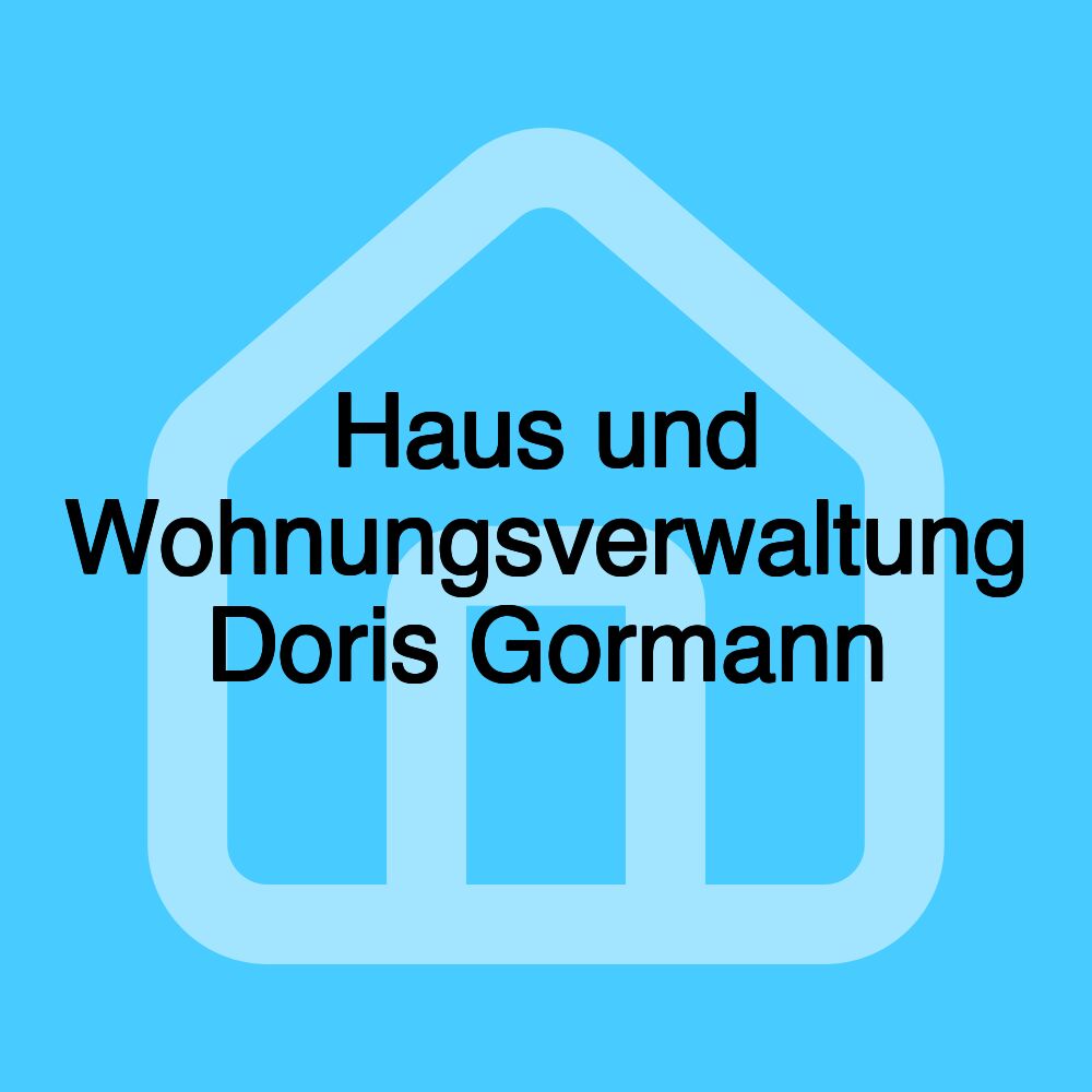 Haus und Wohnungsverwaltung Doris Gormann