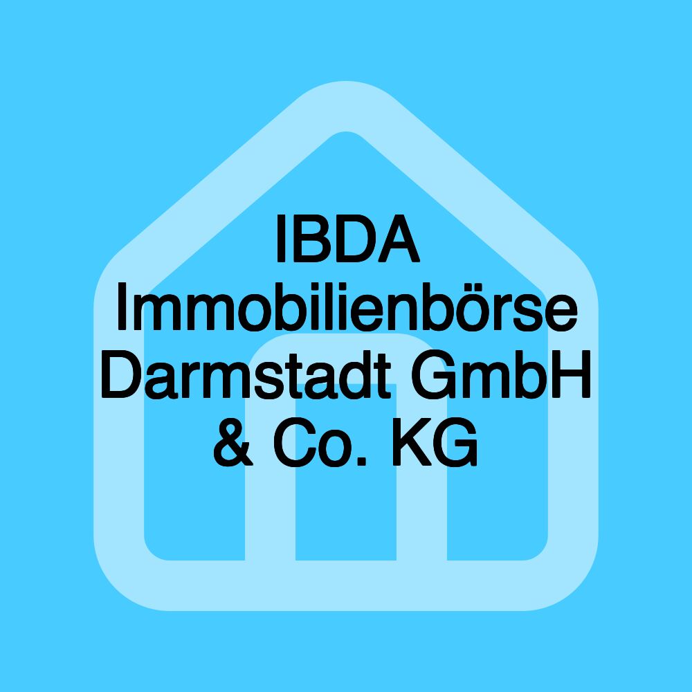 IBDA Immobilienbörse Darmstadt GmbH & Co. KG