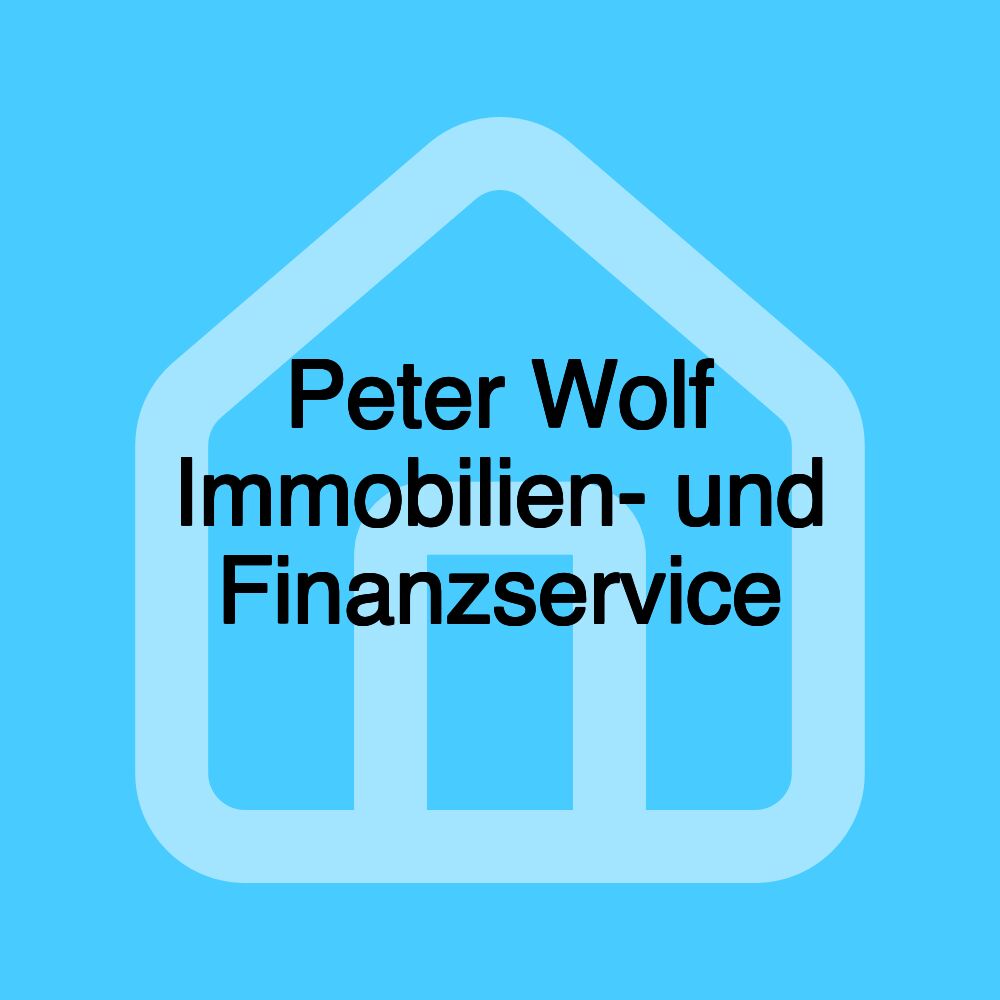 Peter Wolf Immobilien- und Finanzservice