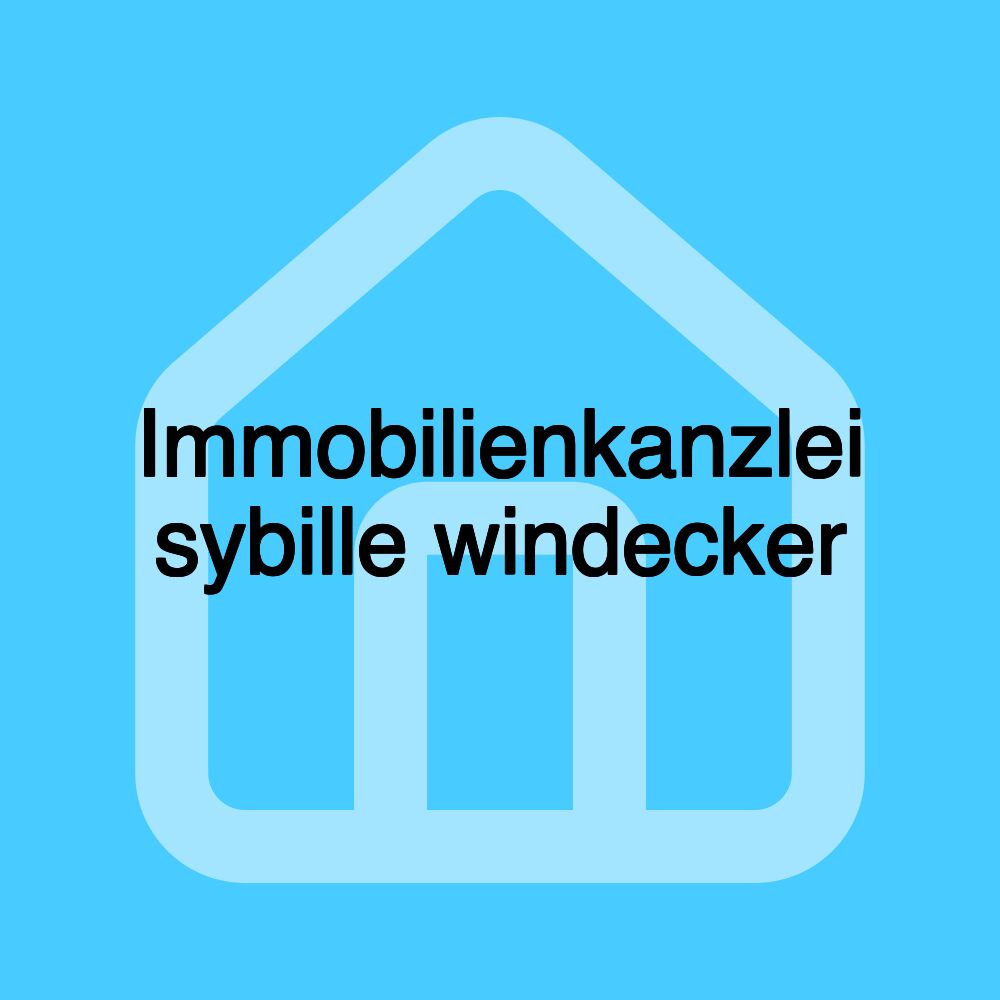 Immobilienkanzlei sybille windecker