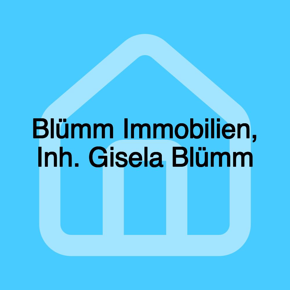 Blümm Immobilien, Inh. Gisela Blümm