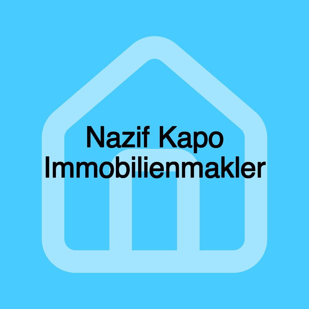 Nazif Kapo Immobilienmakler