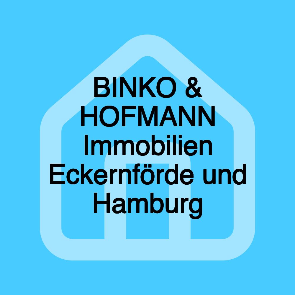 BINKO & HOFMANN Immobilien Eckernförde und Hamburg