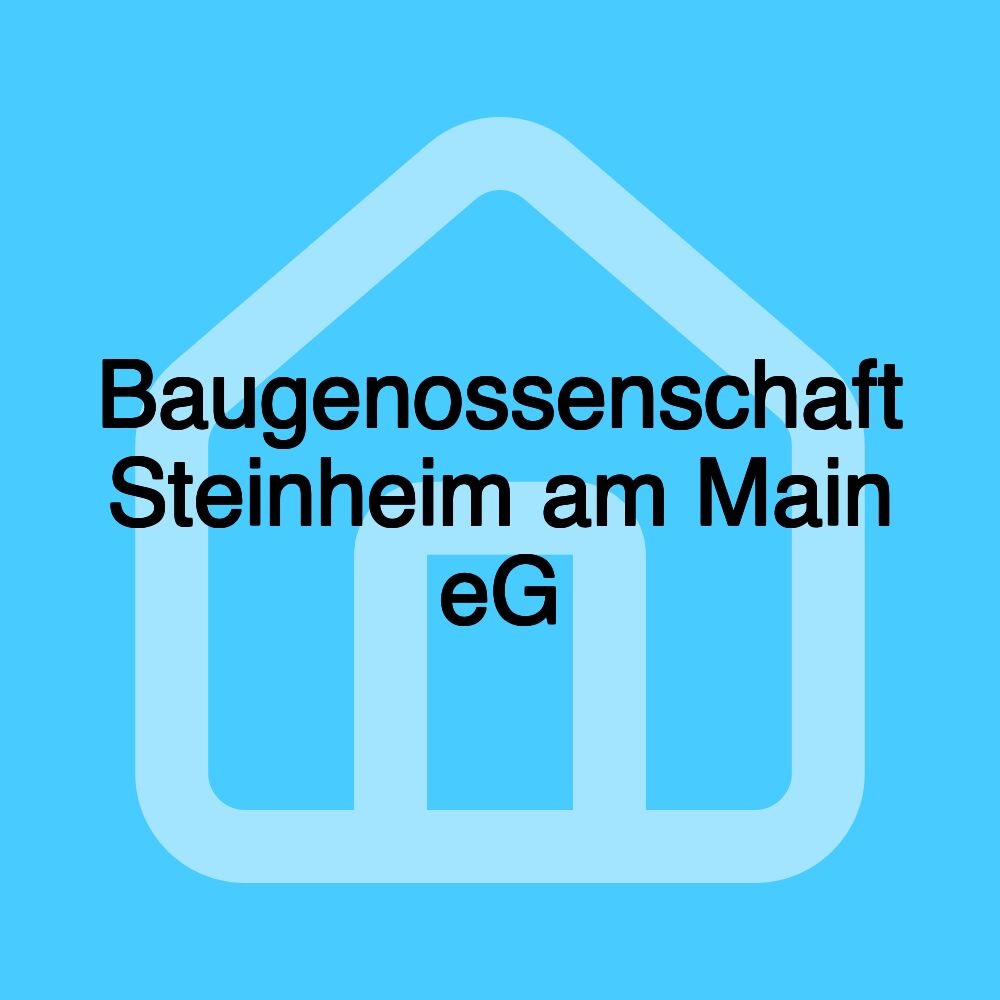 Baugenossenschaft Steinheim am Main eG