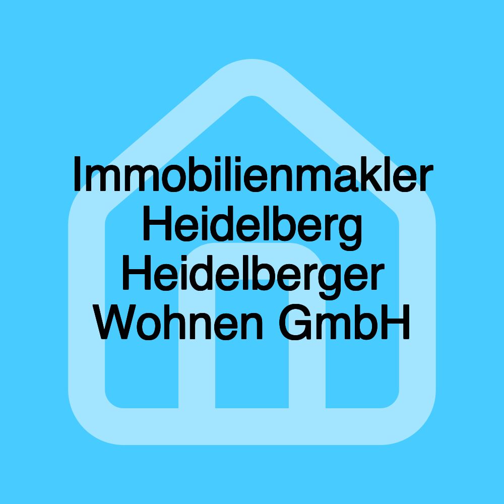 Immobilienmakler Heidelberg Heidelberger Wohnen GmbH