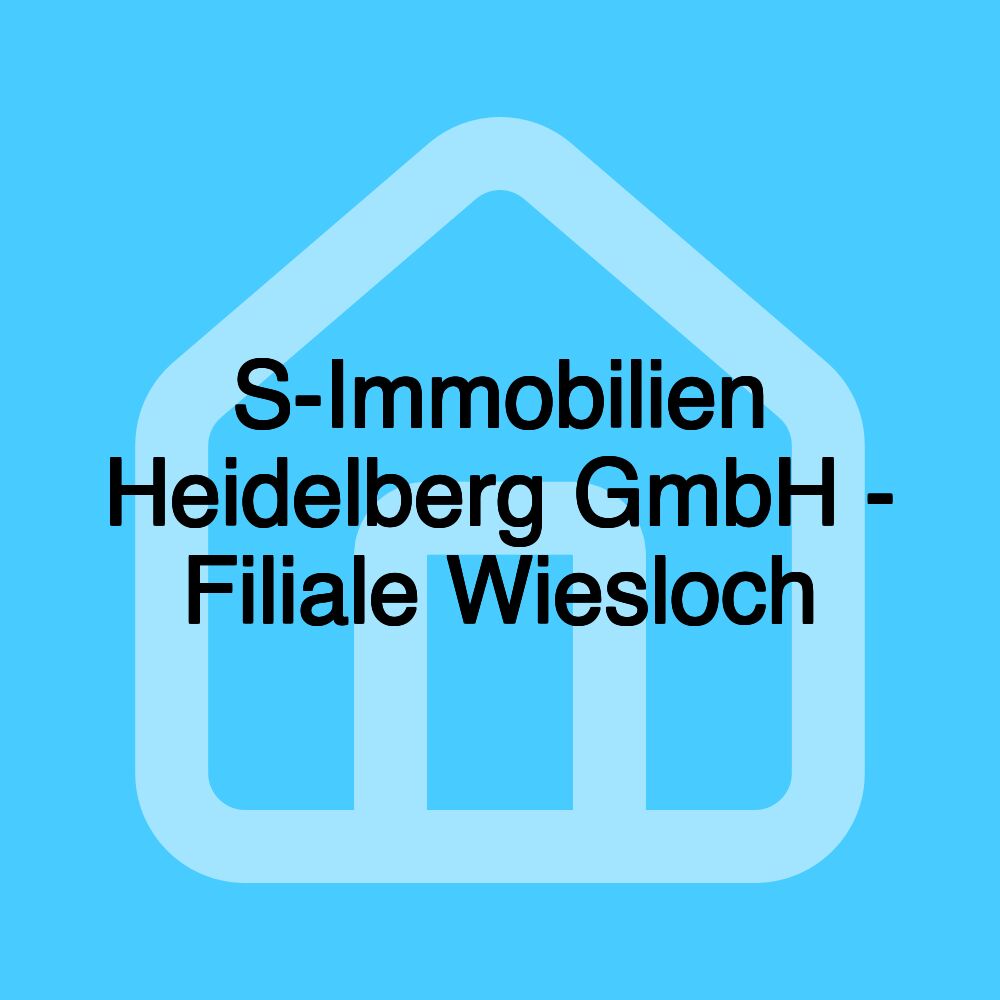 S-Immobilien Heidelberg GmbH - Filiale Wiesloch