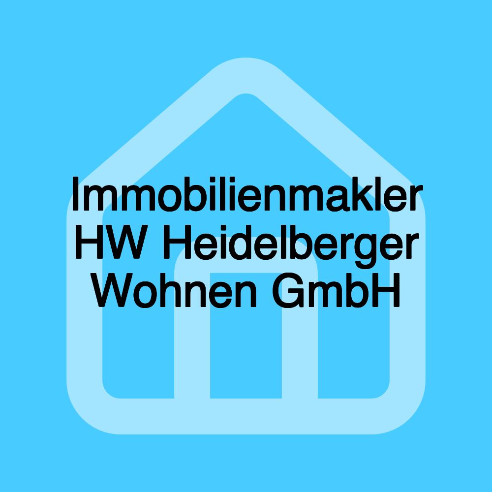 Immobilienmakler HW Heidelberger Wohnen GmbH