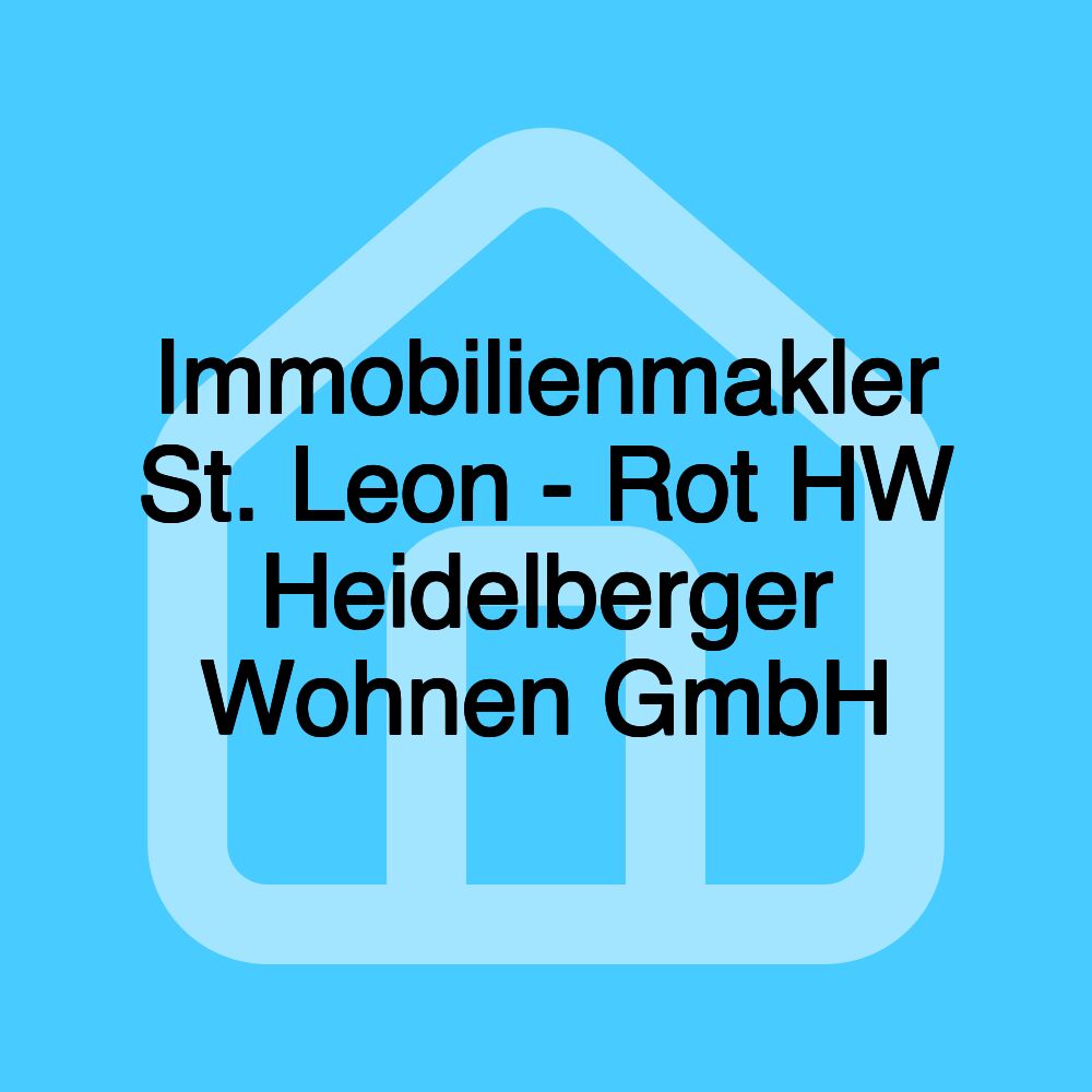 Immobilienmakler St. Leon - Rot HW Heidelberger Wohnen GmbH