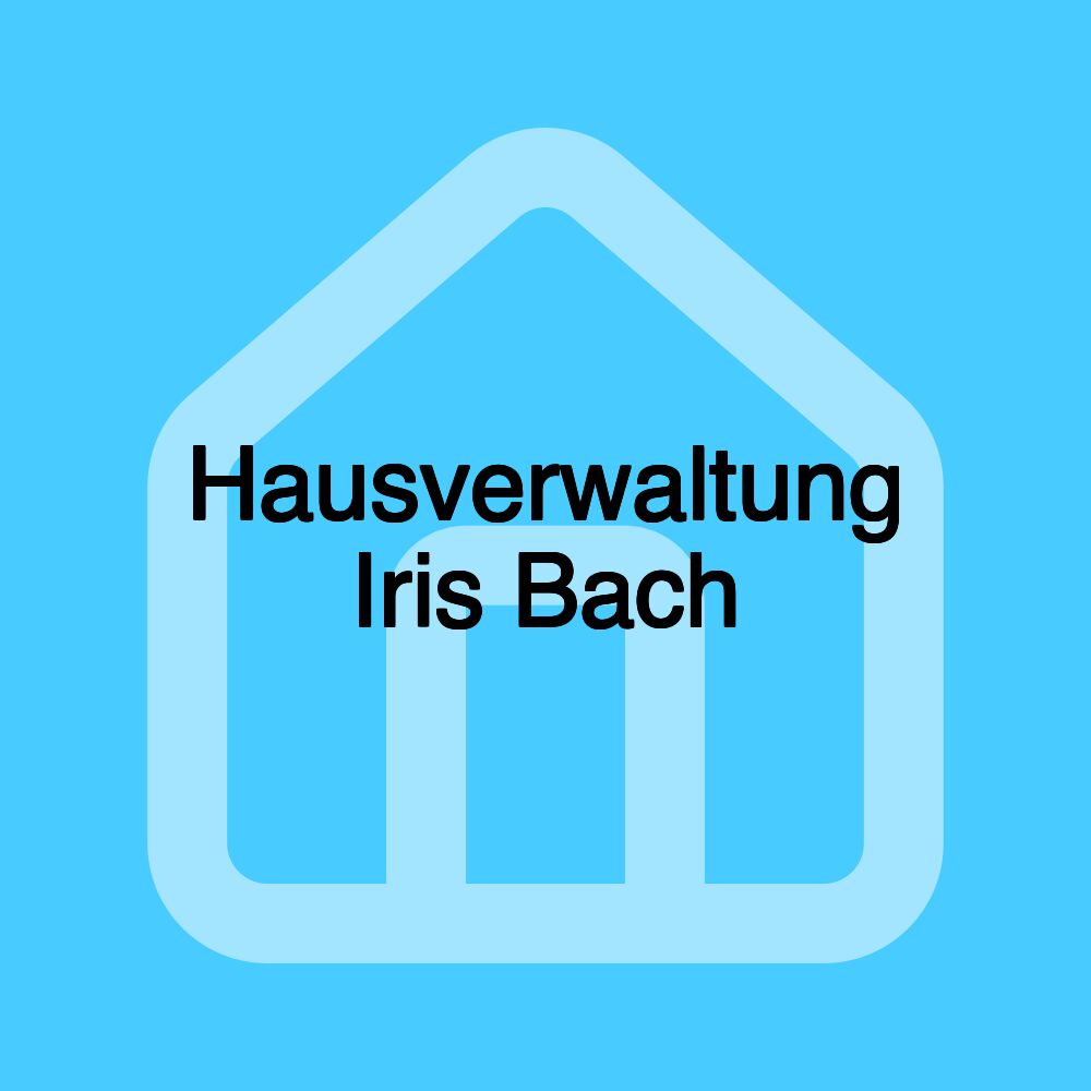 Hausverwaltung Iris Bach