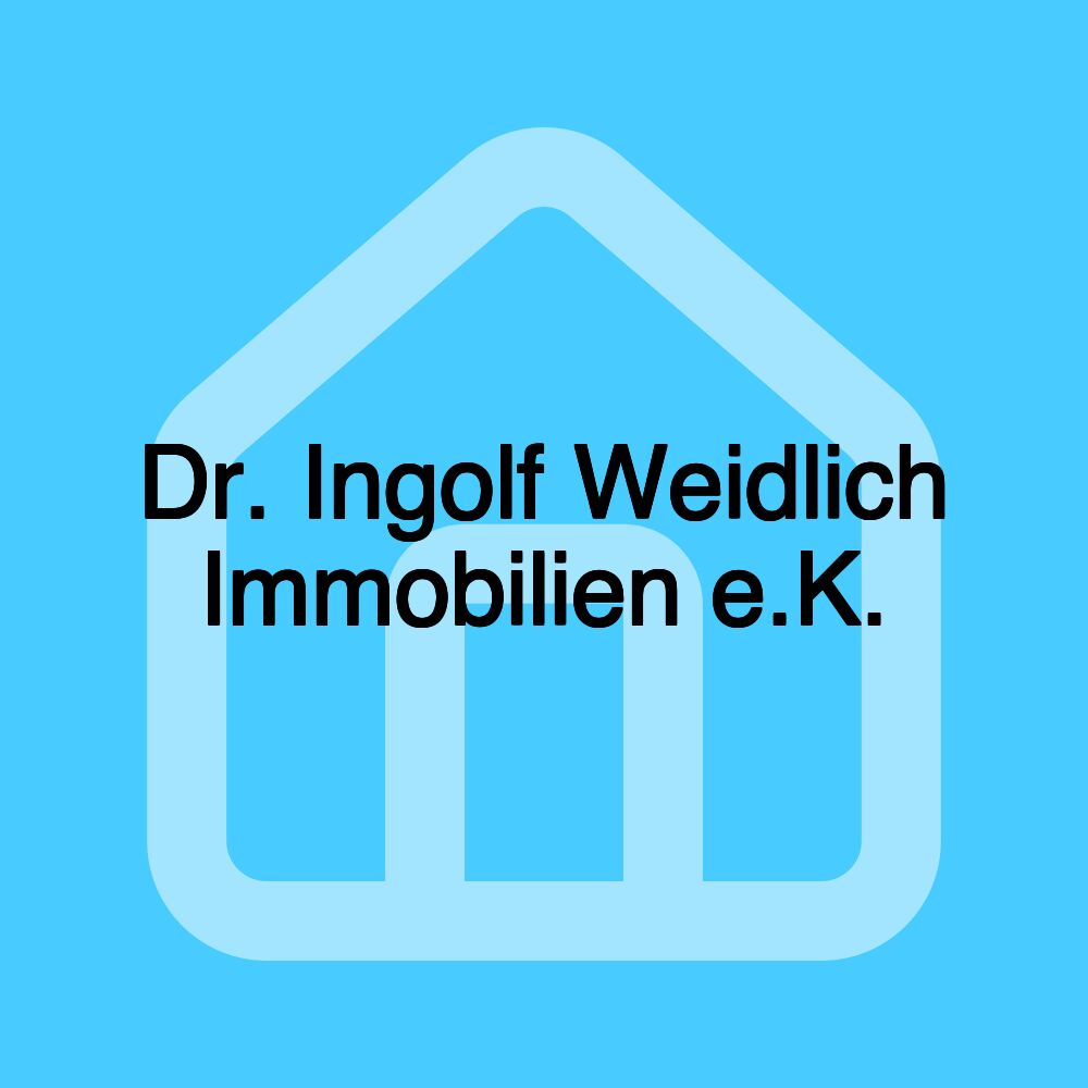 Dr. Ingolf Weidlich Immobilien e.K.