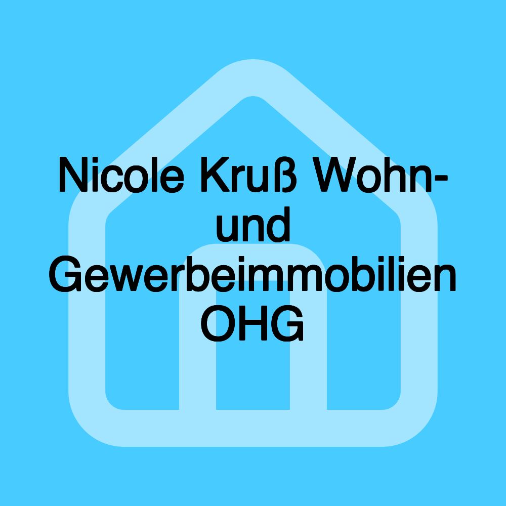 Nicole Kruß Wohn- und Gewerbeimmobilien OHG