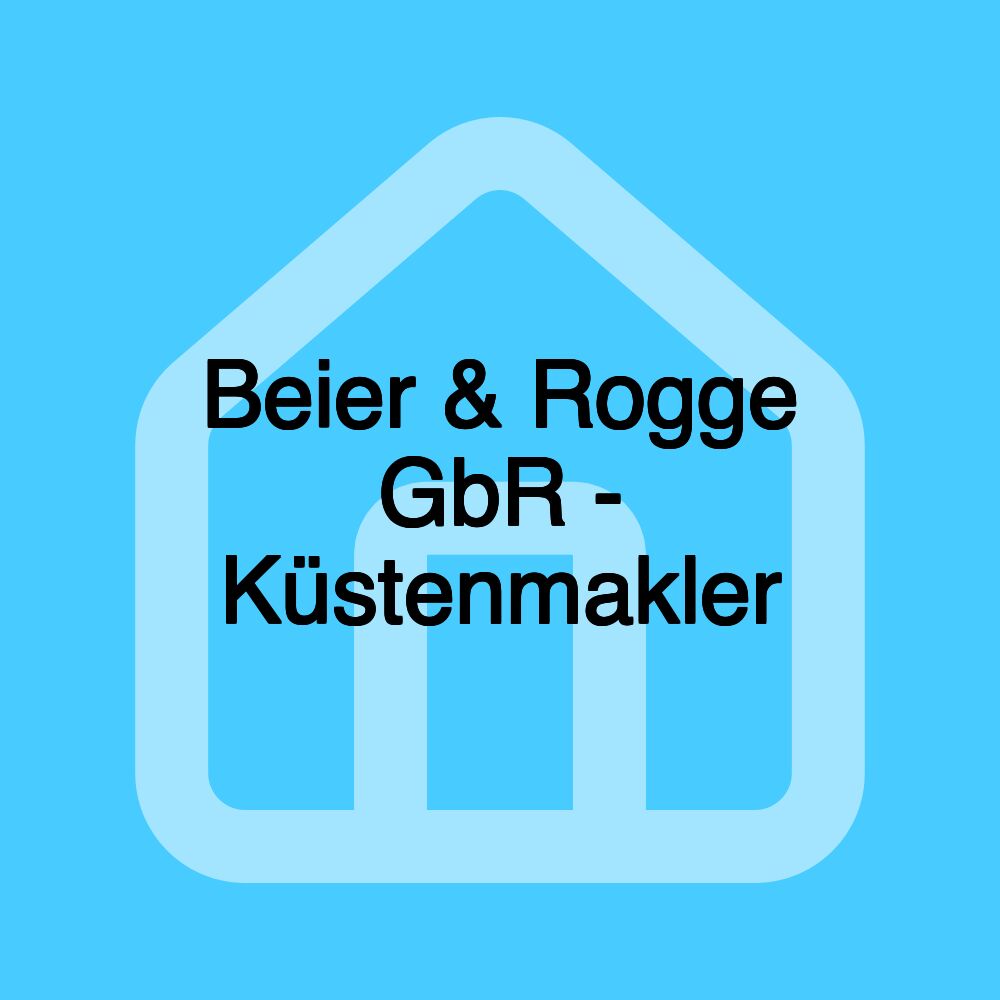 Beier & Rogge GbR - Küstenmakler