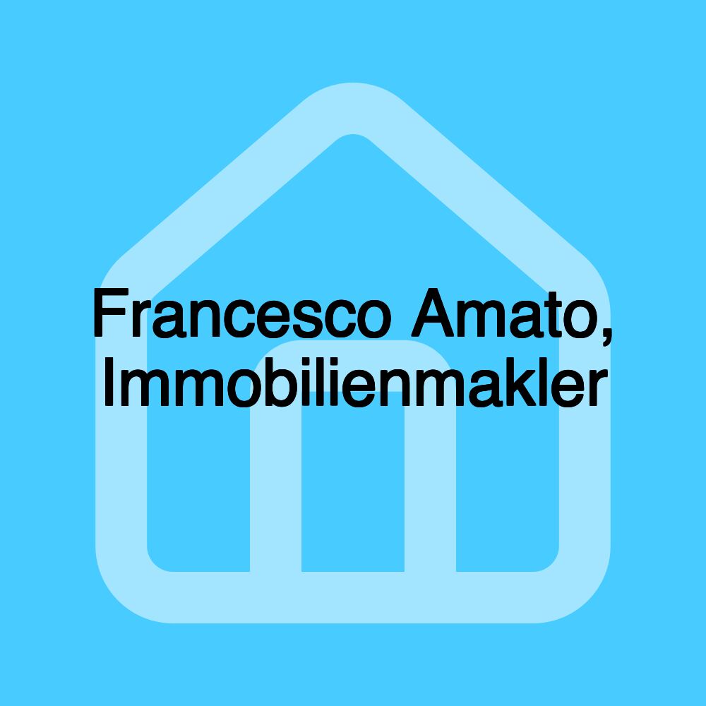 Francesco Amato, Immobilienmakler