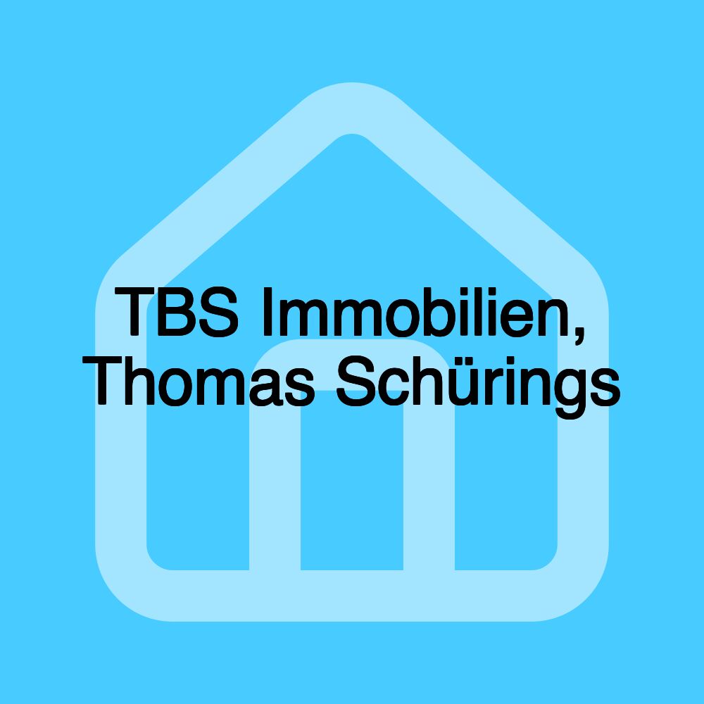 TBS Immobilien, Thomas Schürings