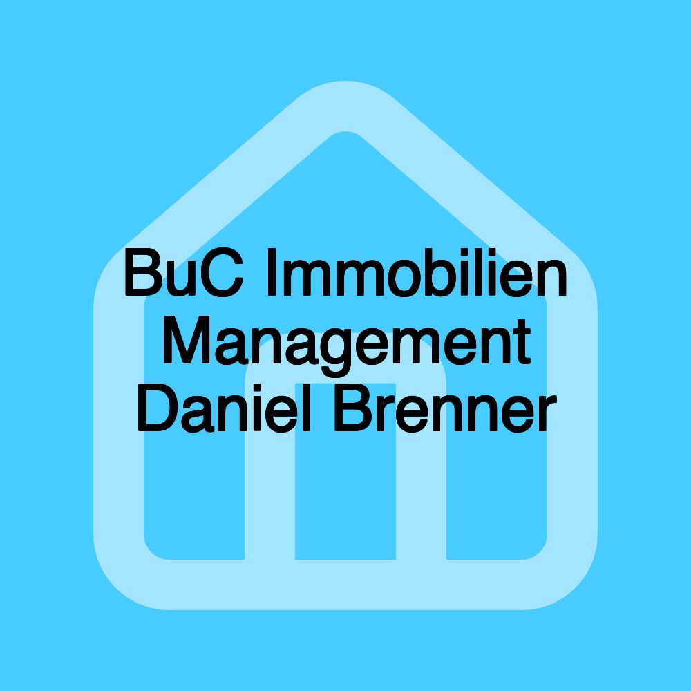 BuC Immobilien Management Daniel Brenner