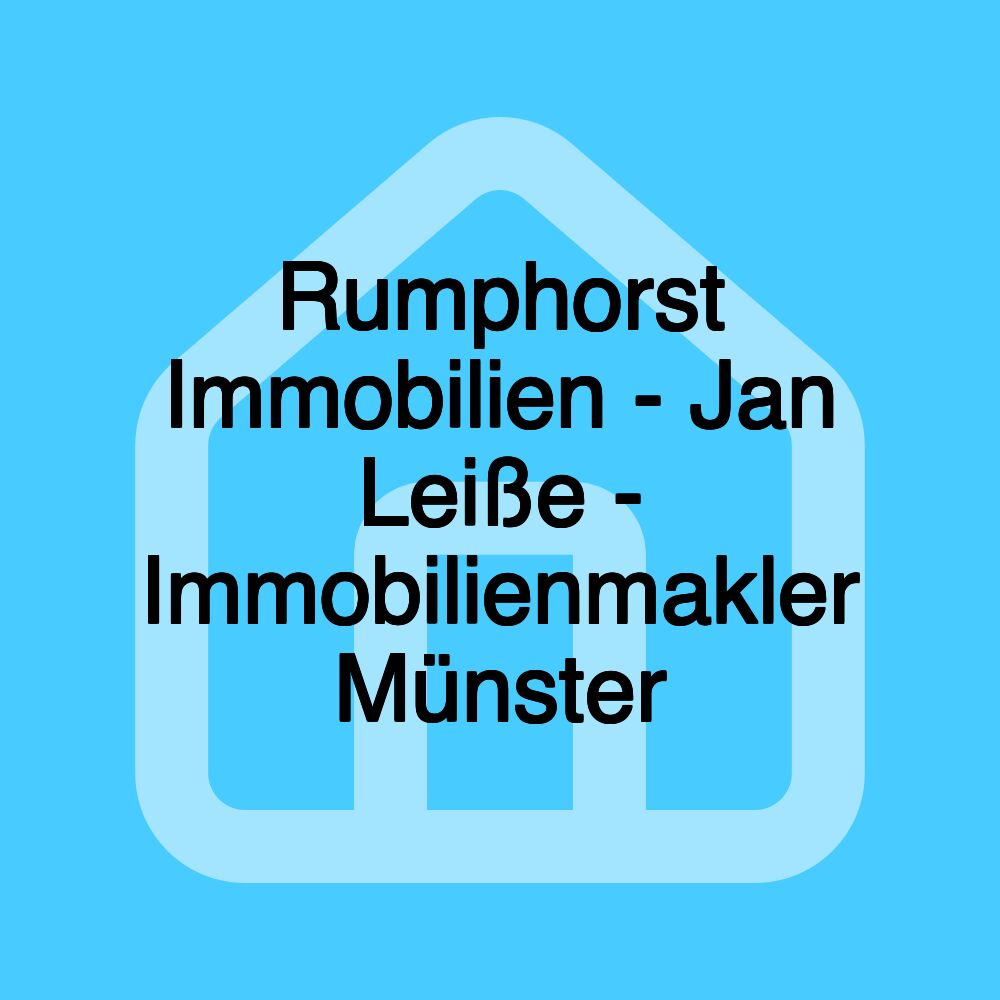 Rumphorst Immobilien - Jan Leiße - Immobilienmakler Münster