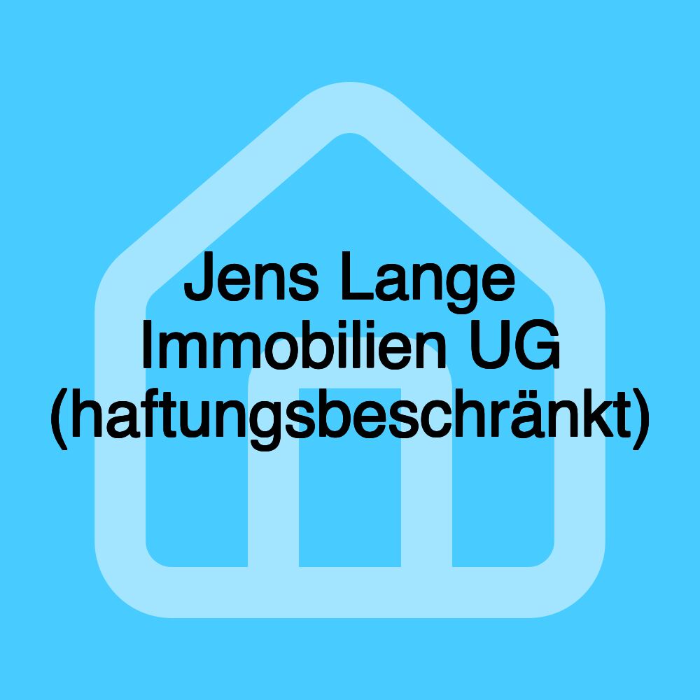 Jens Lange Immobilien UG (haftungsbeschränkt)