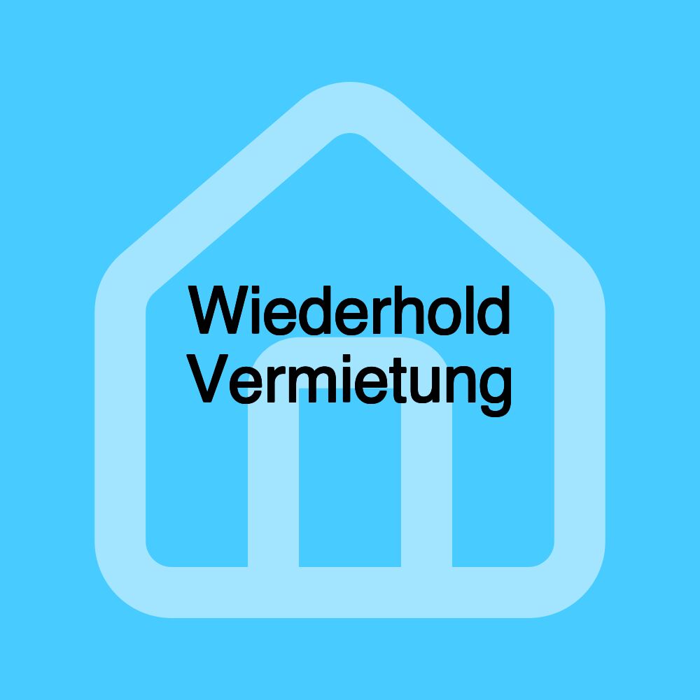 Wiederhold Vermietung