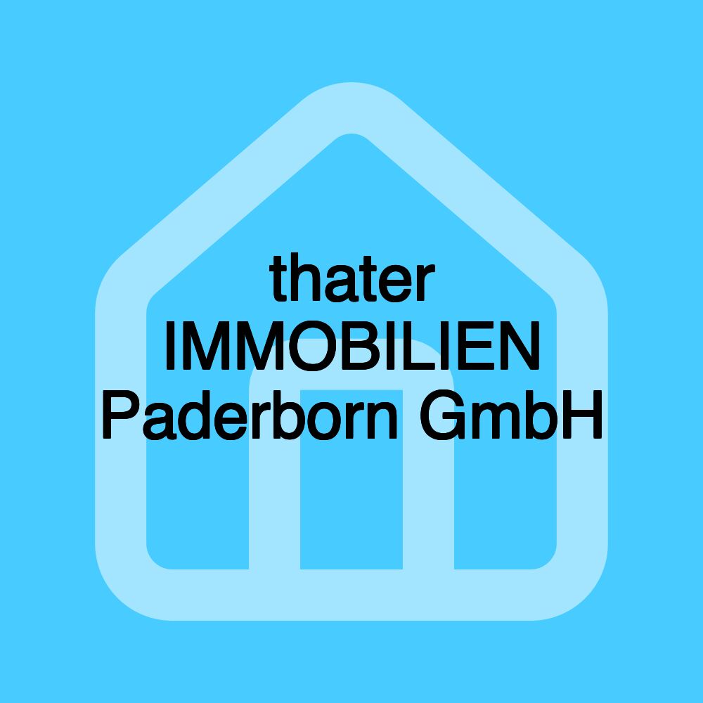 thater IMMOBILIEN Paderborn GmbH