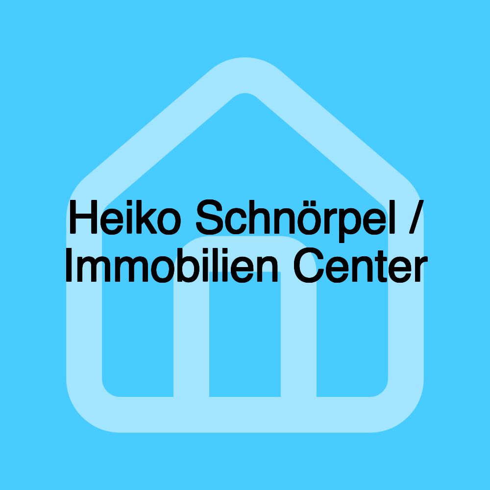 Heiko Schnörpel / Immobilien Center