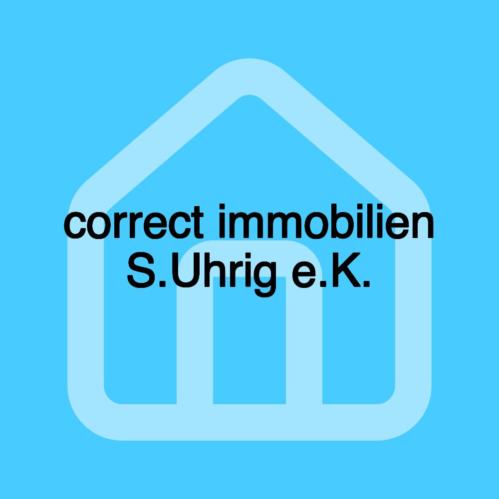 correct immobilien S.Uhrig e.K.