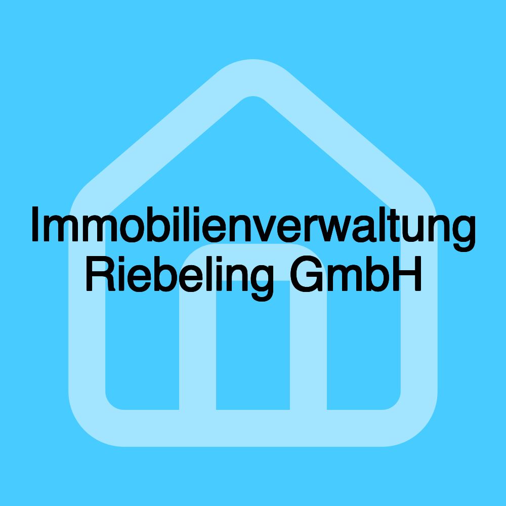 Immobilienverwaltung Riebeling GmbH