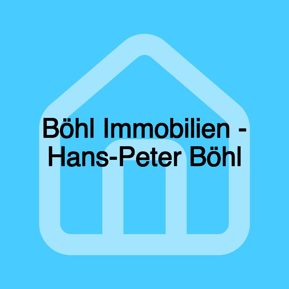 Böhl Immobilien - Hans-Peter Böhl