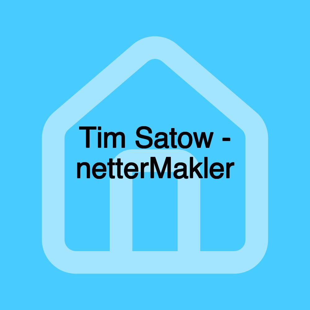 Tim Satow - netterMakler