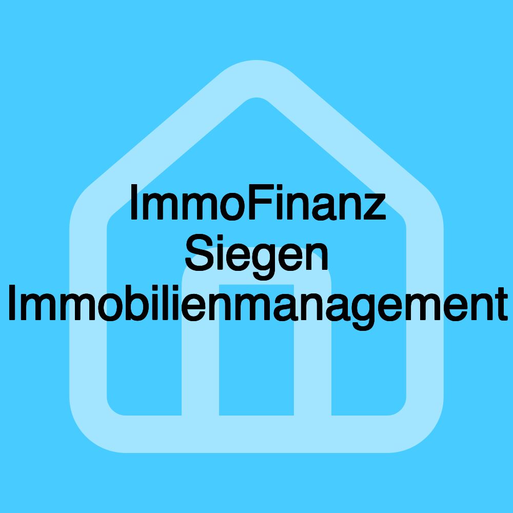 ImmoFinanz Siegen Immobilienmanagement