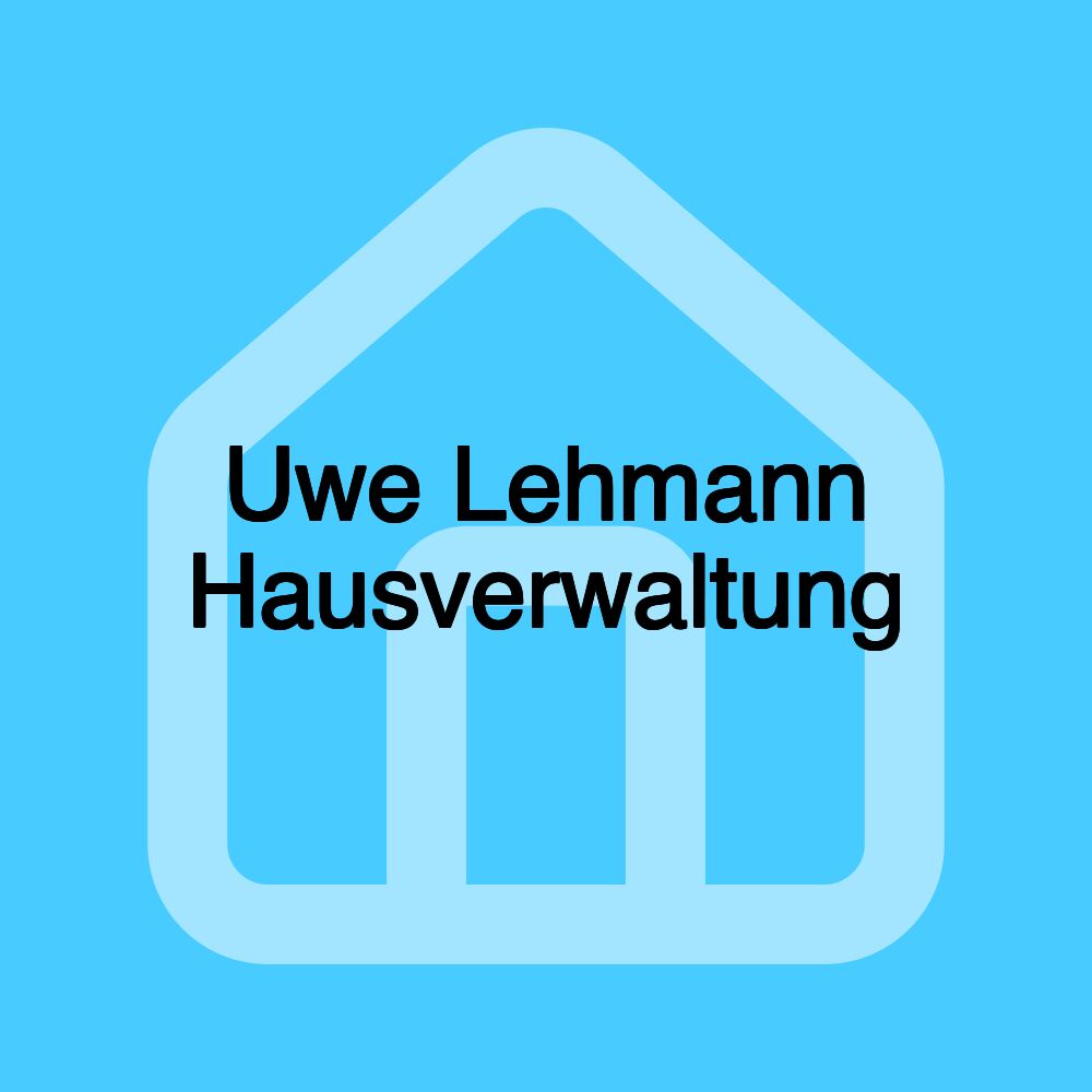 Uwe Lehmann Hausverwaltung