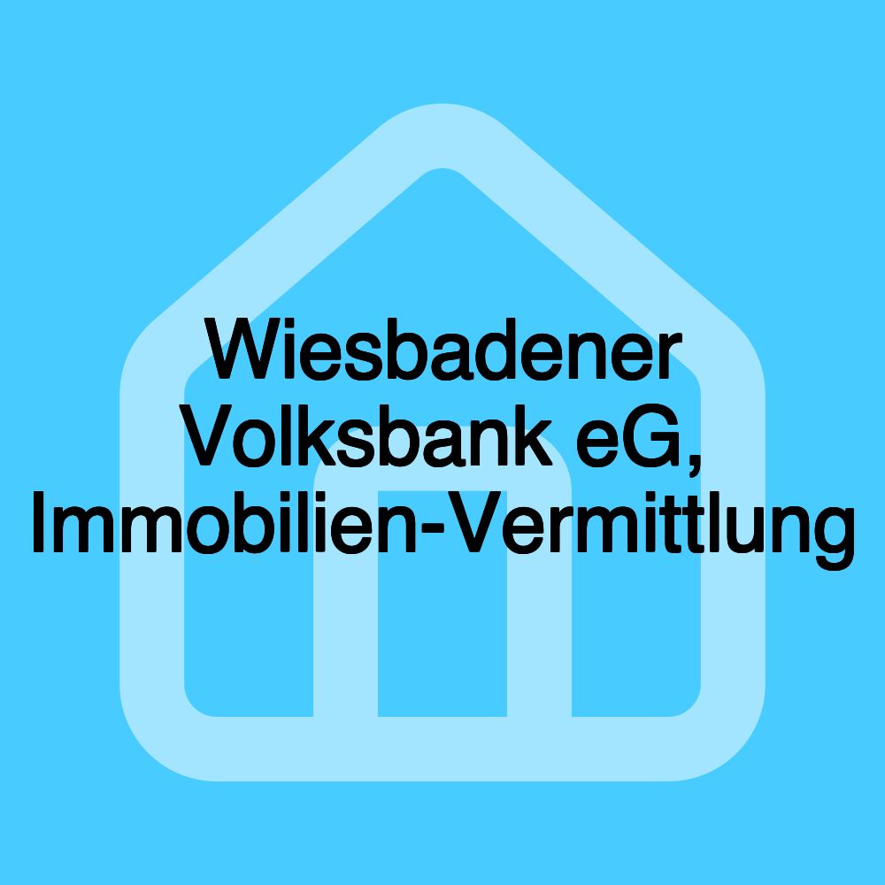 Wiesbadener Volksbank eG, Immobilien-Vermittlung