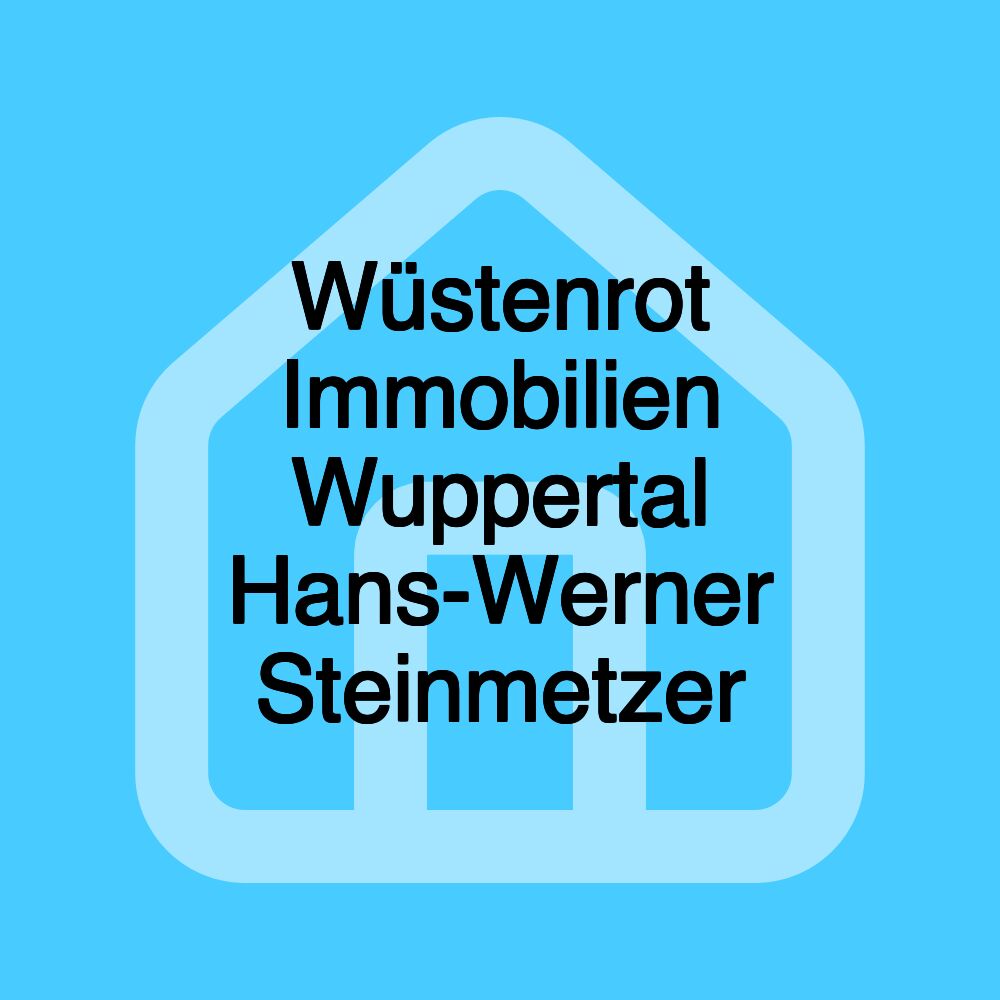 Wüstenrot Immobilien Wuppertal Hans-Werner Steinmetzer