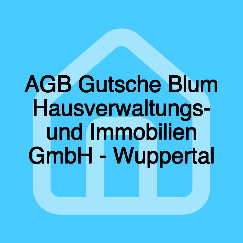 AGB Gutsche Blum Hausverwaltungs- und Immobilien GmbH - Wuppertal