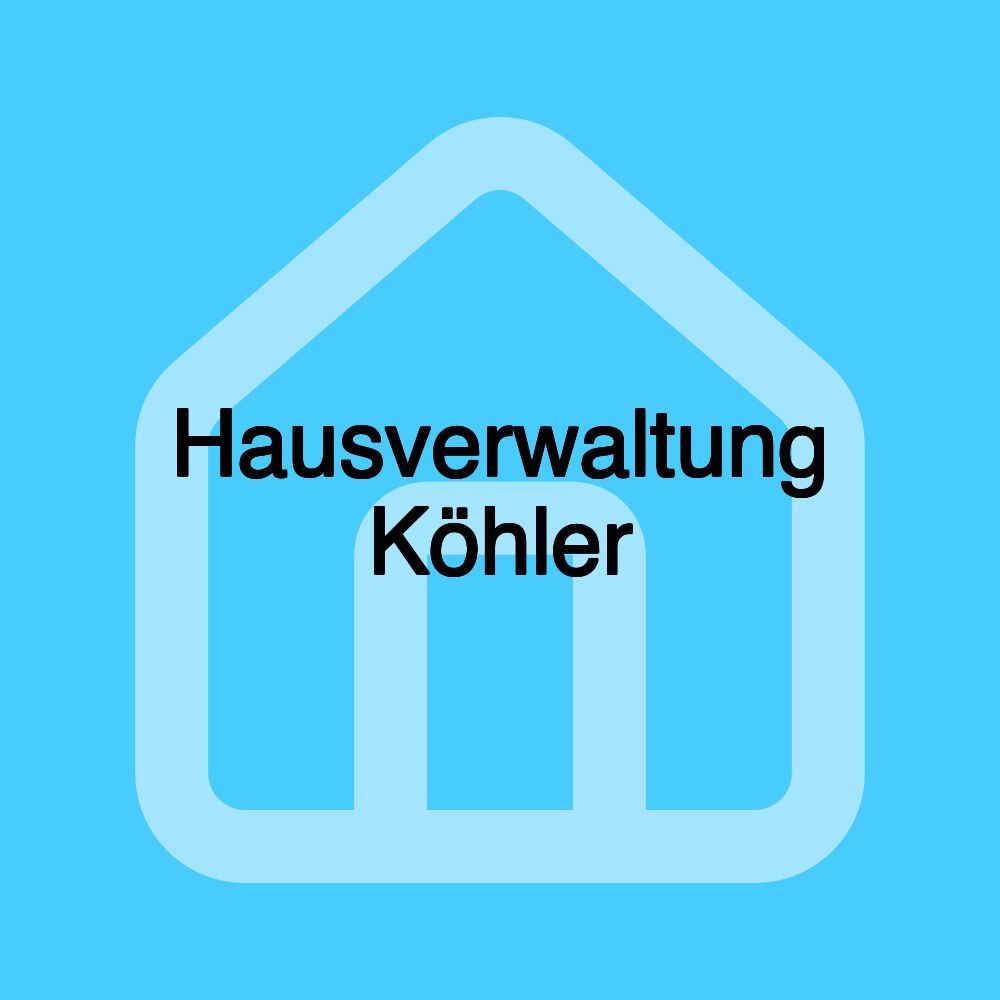 Hausverwaltung Köhler