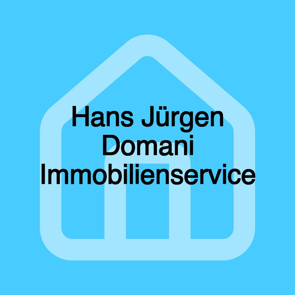 Hans Jürgen Domani Immobilienservice